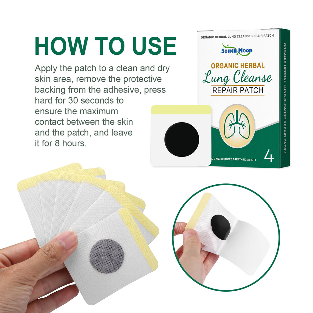 Organic Herbal Lung Cleanse Repair Patch, Relieve Nasal Discomfort Nasal Cleansing Repair Body Care