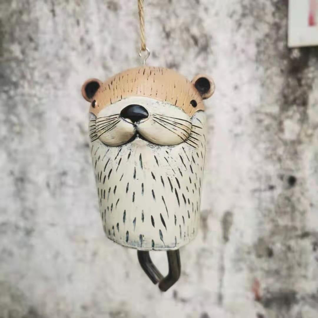 Beautiful Rural Animal Wind Chime Bohemian Handmade Resin Wind Chime Garden Garden Decoration Wind Chime Pendant