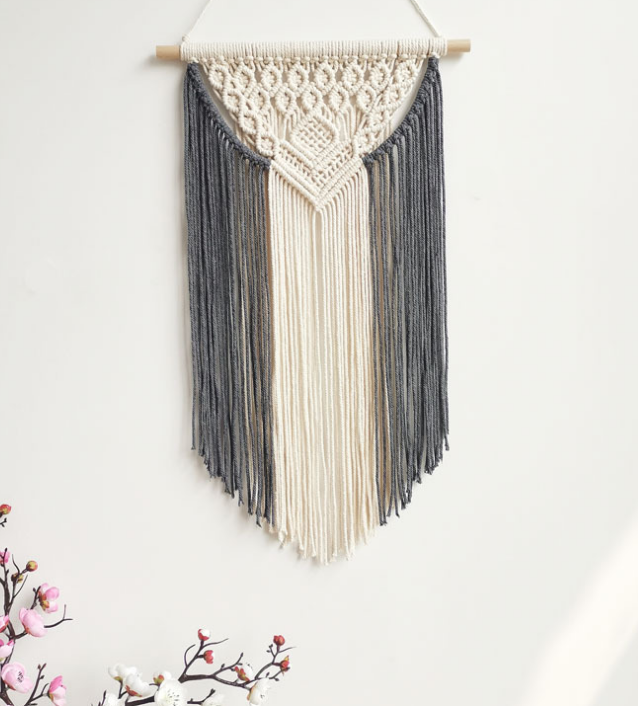 Nordic Macrame Dreamcatcher Tapestry Room Decoration Farmhouse Decor Handmade Makramee Dreamcatcher Gift for Women