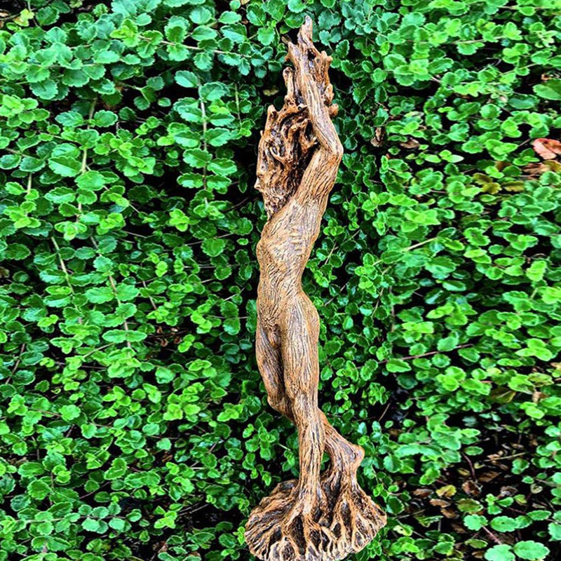 Forest Goddess Statue Resin Ornament Garden Craft Ornament Home Creative Statue Tree God Ornament