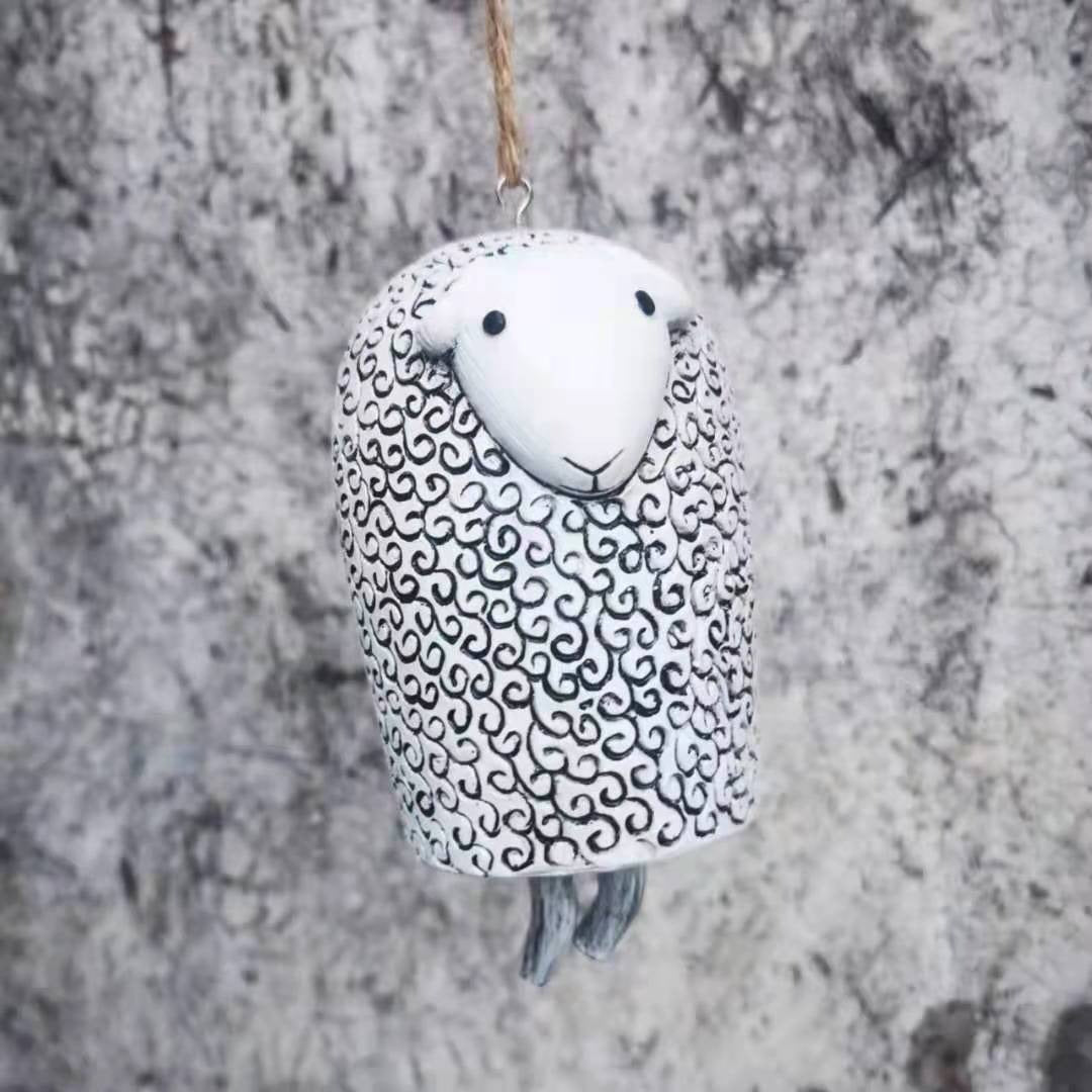 Beautiful Rural Animal Wind Chime Bohemian Handmade Resin Wind Chime Garden Garden Decoration Wind Chime Pendant