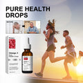 Omega-3 Pure Health Drops, Relieve Physical Discomfort Balance Blood Lipid Sugar Shu Health Care Drops