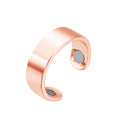 Creative Ring Magnetic Health Ring Rose Gold Magnet Open Ring Gold Silver